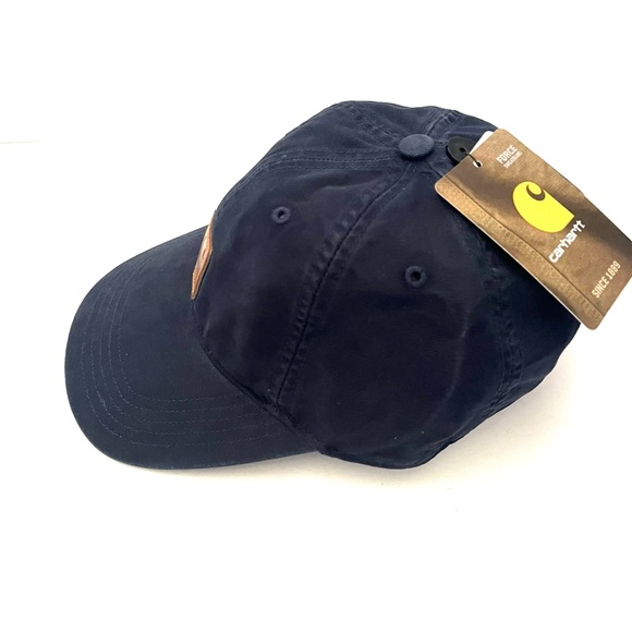 🆕 NEW Carhartt Navy Blue Baseball Hat - Picture 10 of 11
